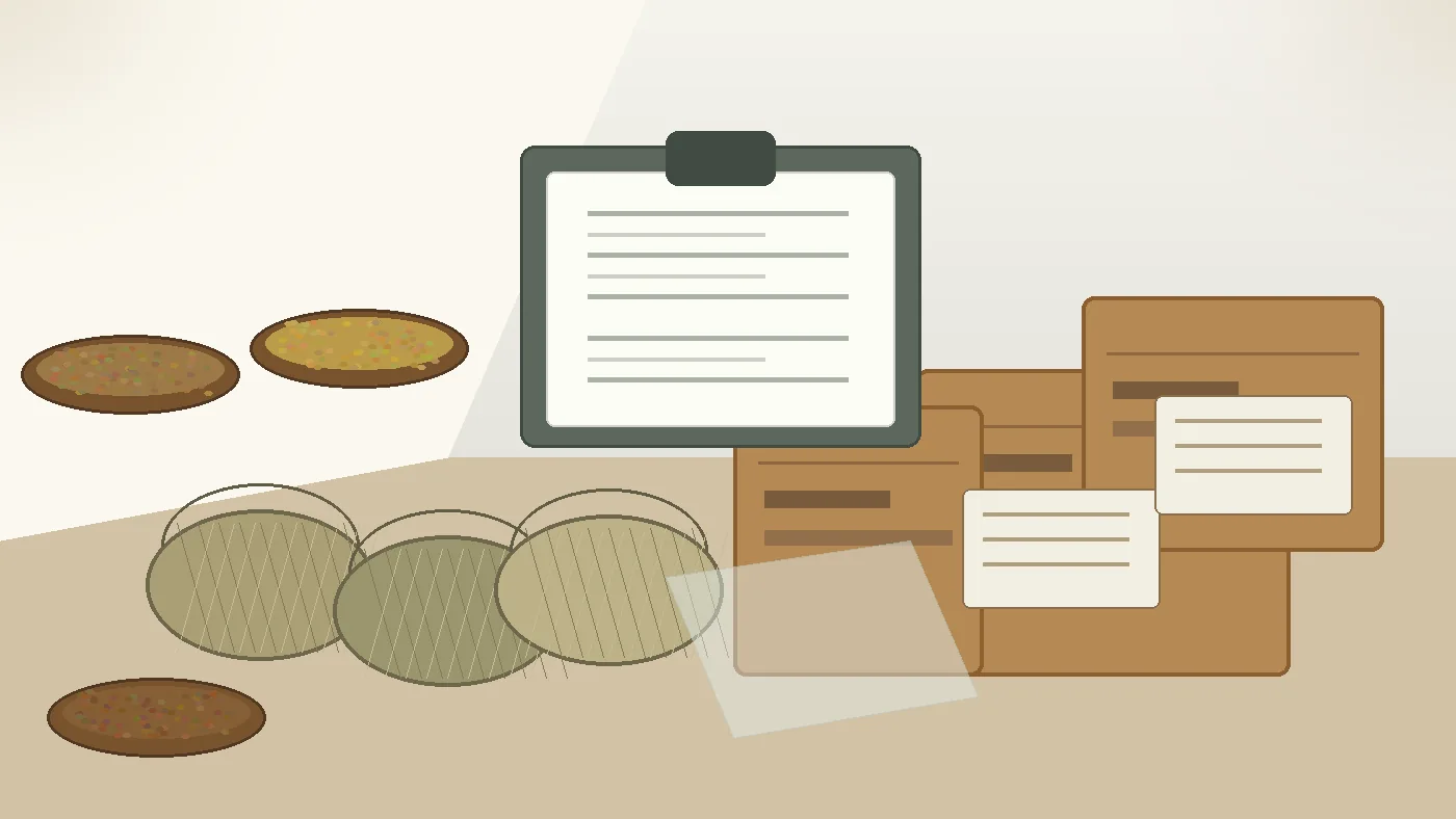 B2B herb export packing and document checklist visual