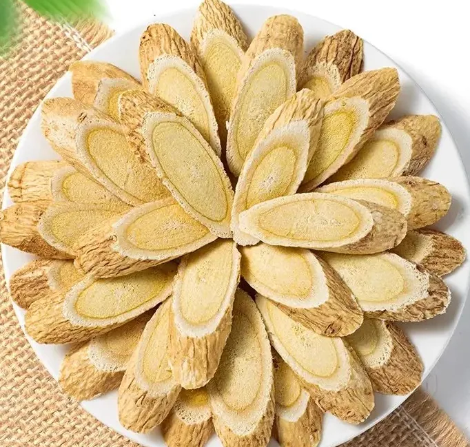 Astragalus Root 黄芪 display presentation photo from Bozhou China