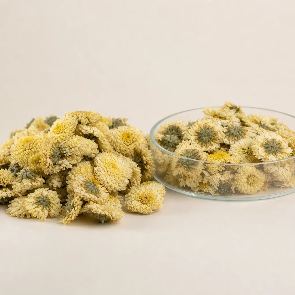 Chrysanthemum Flower 菊花 water infusion reference photo from Bozhou China