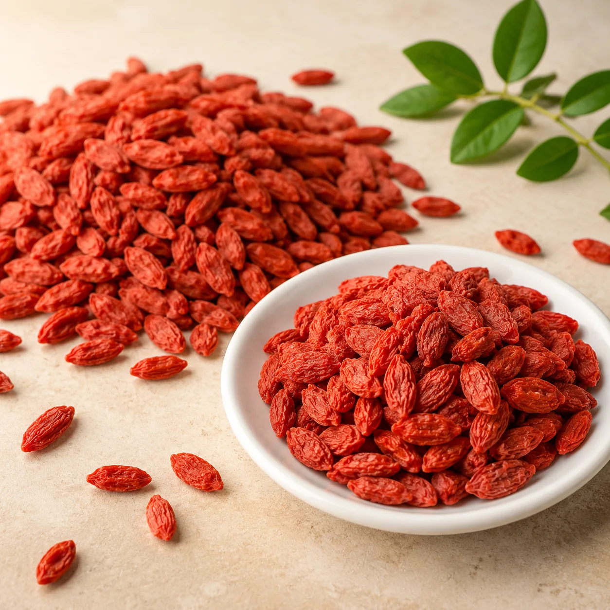 Goji Berry 枸杞 display presentation photo from Bozhou China