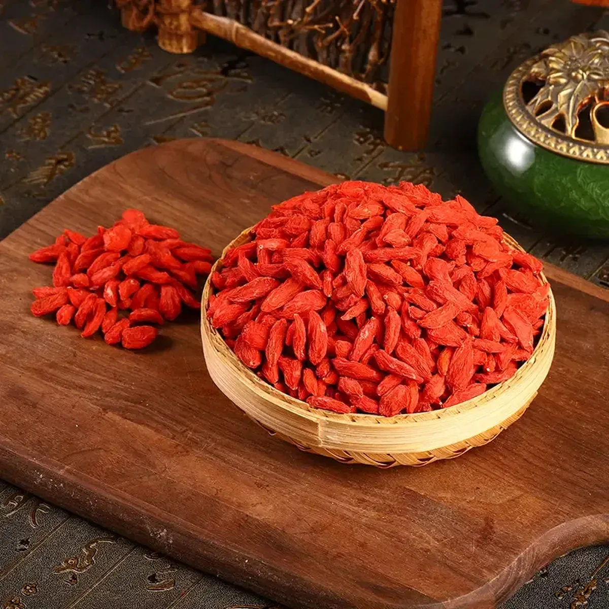 Goji Berry 枸杞 water infusion reference photo from Bozhou China
