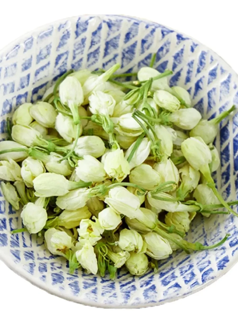 Jasmine Flower 茉莉花 close detail texture photo from Bozhou China