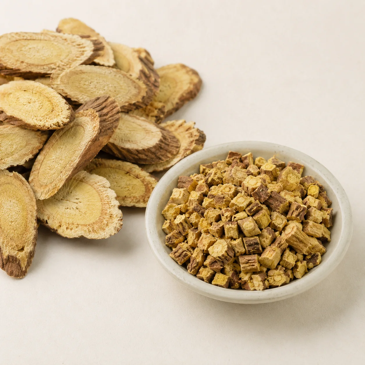 Licorice Root 甘草 water infusion reference photo from Bozhou China
