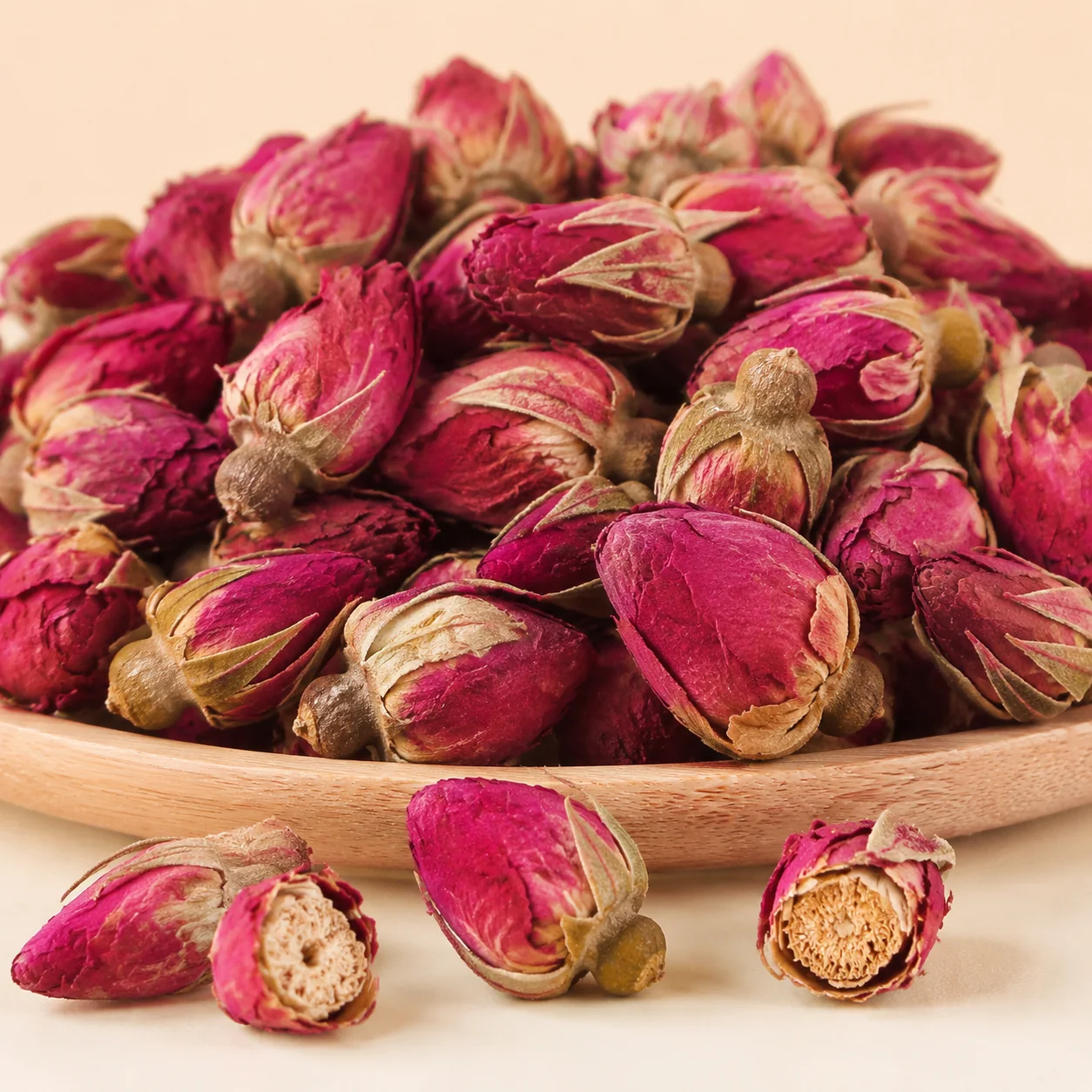 Rose Buds 玫瑰花 display presentation photo from Bozhou China